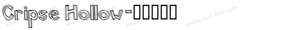 Cripse Hollow字体转换